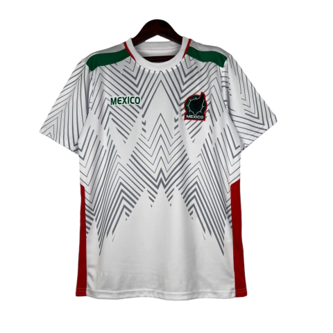 Camisa Seleção do México Edição especial 23/24 - Torcedor Masculina - Branca com detalhes em vermelho e cinza