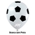 BALÃO 9 BOLA FUTEBOL BRANCO COM PRETO JOY C25 UN - comprar online