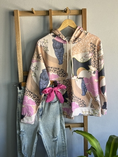 Buzo full estampa tiger rose