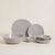 SET 6u PLATO POSTRE IRREGULAR GREY - Ada home