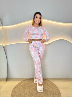 Pijama Longo ursinhos na internet