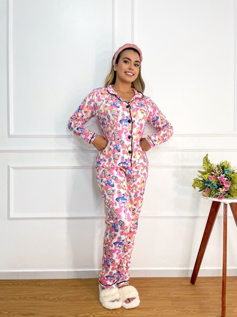 Pijama Americano ursinho puff