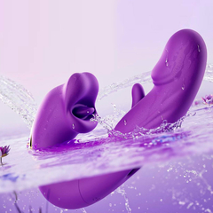 Vibrador Com Boca e Estimuladores - À Pascarelli