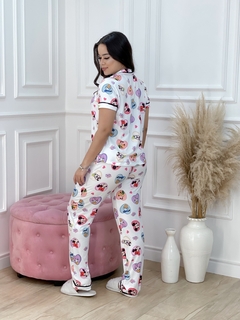 Pijama Americano longo turma Disney na internet