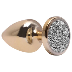 Plug Less Dourado Com Pedra Cravejada Hard - À Pascarelli