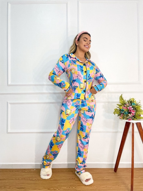 Pijama americano longo