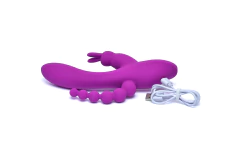 Vibrador Triple Rabbit - Recarga via USB - comprar online