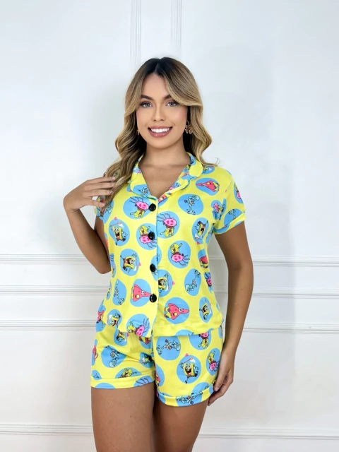 Americano Curto Bob Esponja