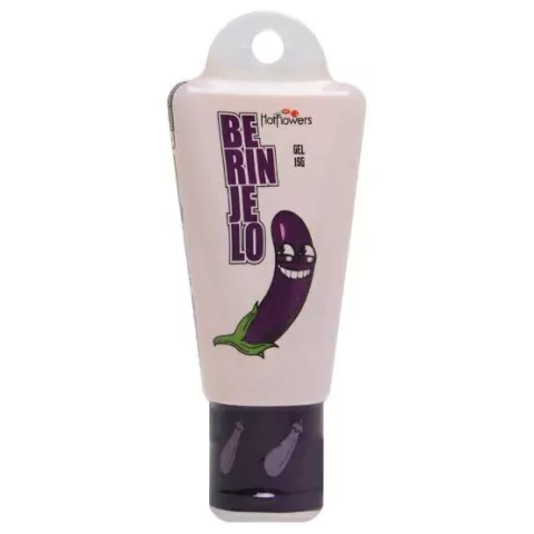 Gel Excitante Unissex Berinjelo 15g Hot Flowers