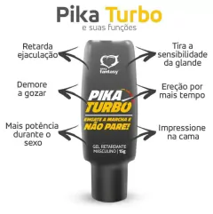 Gel Retardante Pika Turbo 15g Sexy Fantasy - comprar online