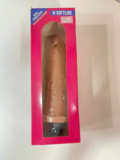 Prótese peniana realistica 17,5x3,8 bege