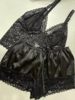 Baby doll cetim - comprar online