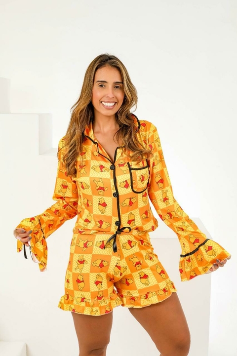 Pijama Americano manga longa - comprar online