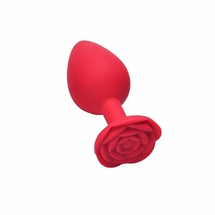 PLUG ANAL M SILICONE ROSA 8,5 X 3,5CM - comprar online