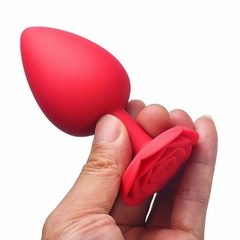 PLUG ANAL M SILICONE ROSA 8,5 X 3,5CM - loja online