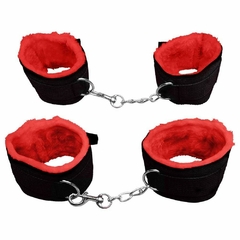 KIT SADO BONDAGE preto com vermelho na internet