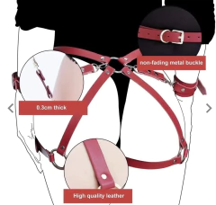 Harness Couro Cintura, Algemas e Pernas - À Pascarelli