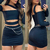 Saia Tyla PRETO Poliamida Drapeada Coladinha Estilo Gringa Moda Blogueira Balada