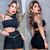 Body Blake PRETO Poliamida Gringa Moda Blogueira Balada Festival