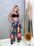 Calça Pantalona CAJU com Bolsos Crepinho Moda Blogueira Estilo Gringa - comprar online