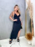 Vestido Liz PRETO Ribana Longo Tubinho Coladinho Estilo Blogueira Moda Gringa - comprar online