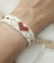 PULSERA CORAZON ENTRELAZADOS - comprar online