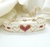PULSERA CORAZON ENTRELAZADOS
