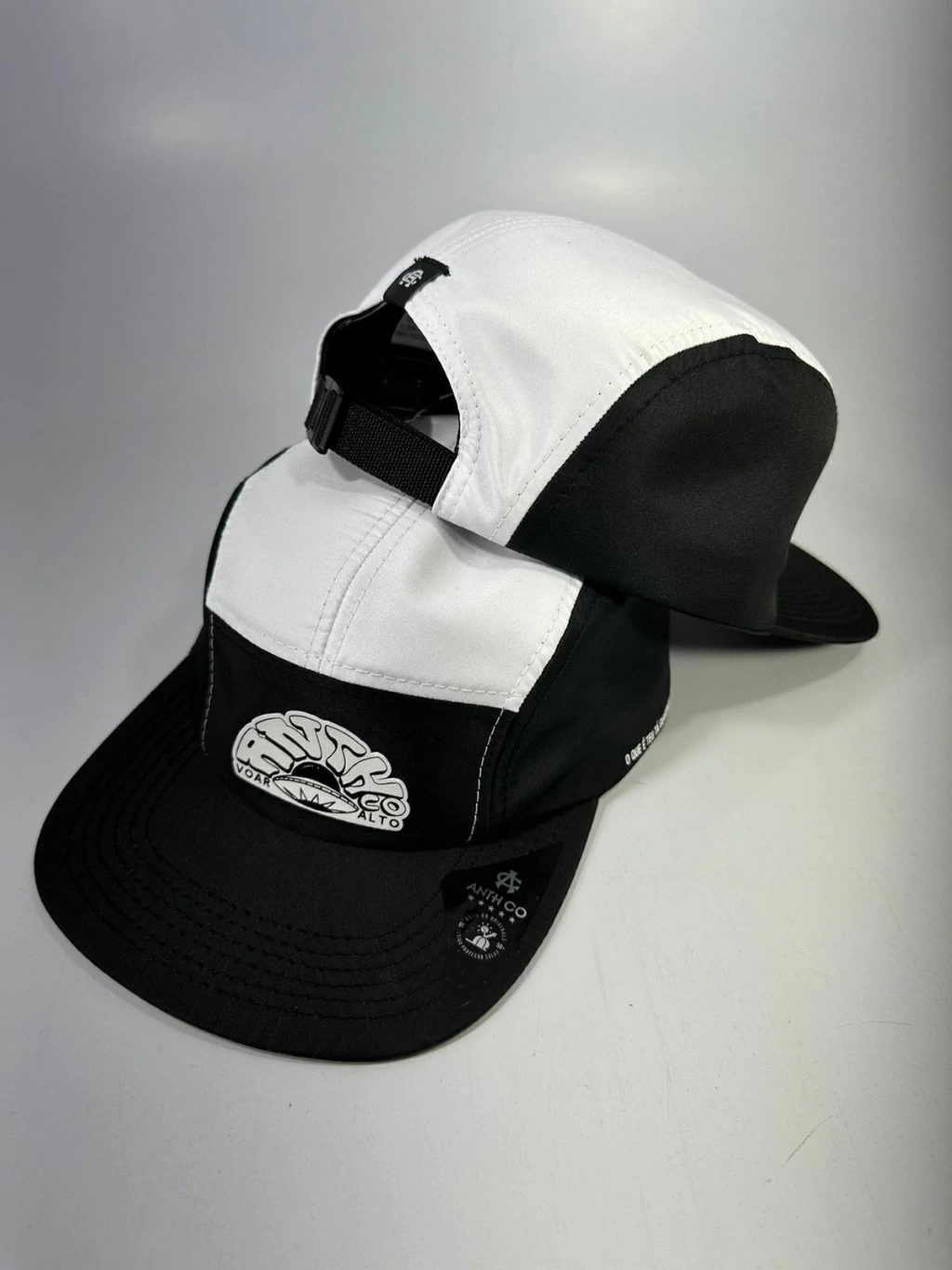 Boné Five Panel Voar Cor Preto/Branco (Anth Co)