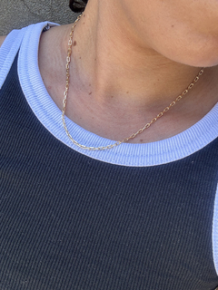 Colar Elo Cartier 40cm Banhado em Ouro 18k (Semijoia) na internet