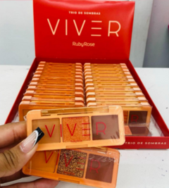 HB-F528 Trio de Sombras Viver - Ruby Rose Box C/24pçs