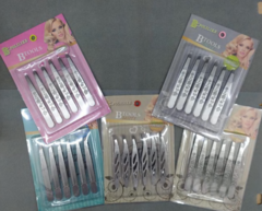 Kit 6 Pinça de Sobrancelha Conjuntos - Box C/12pçs