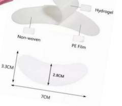 50Pares Protetor Pálpebra Gel Alongamento Cílios Patch Pad - Box C/12pçs - comprar online