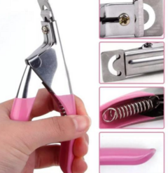 Alicate Cortador De Unha Postiça Gel Tips Acrigel - Box C/12pçs