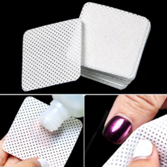 Removedor de Verniz Para as Unhas Sem Fiapos Toalhetes de Algodão Gel de Unha - Box C/12pçs