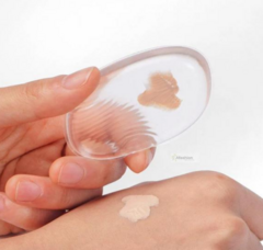 Aplicador de Maquiagem Esponja Gel Transparente - Box C/12pçs