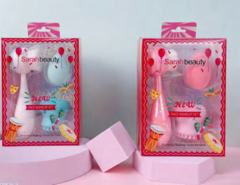 Kit Escova Facial+Esponja Polvo+Esponja Gota Box c/12pçs