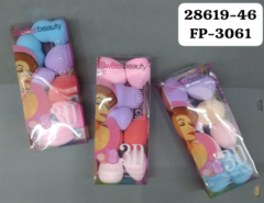 Kit 8 Esponjas para Maquiagem - Box C/12pçs
