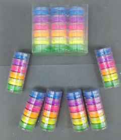 60244 Kit Glitter Em Pó 6KIT