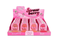 Cg305 Blush Strawberry Party City Girls Box C/24pçs