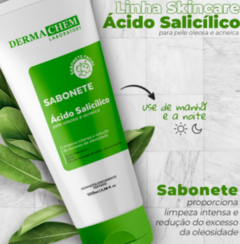Sabonete Líquido Ácido Salicílico Dermachem - Box C/12pçs