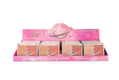 Cg273 Iluminador e Blush Galaxy Dream City Girls Box C/24pçs