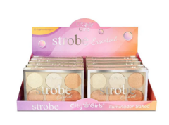 Cg276 Paleta Iluminador Strobe City Girls Box C/12pçs