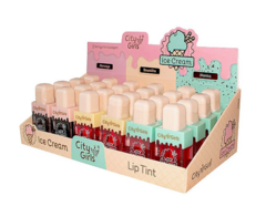 Cg343 Lip Tint Ice Cream City Girls Box C/24pçs