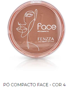 FZ34011 Pó Compacto Face Fenzza - Box C/24pçs - Jony Cosmeticos