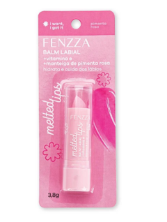 FZ23012 Balm Labial Melted Lips Pimenta Rosa Fenzza - Box C/24pçs - comprar online