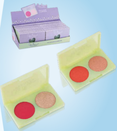 FZ32032 Duo de Blush e Iluminador Alice Monteiro Fenzza - Box C/12pçs