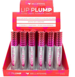 BF10121A Lip Plump Gloss Labial BellaFemme - Box C/24pçs