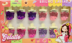 Brilho Labial Infantil Gellato Maria Pink - Box C/12pçs