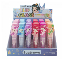 LN02283 Lip Gloss Sereia Lua&Neve - Box C/24 UND
