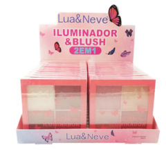 LN02398 Iluminador e Blush Lua&Neve - Box C/24 UND